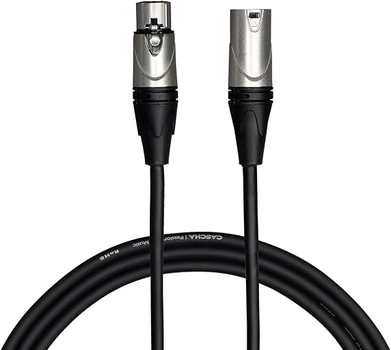 Cascha Advanced Line Microphone Cable Black 3 m