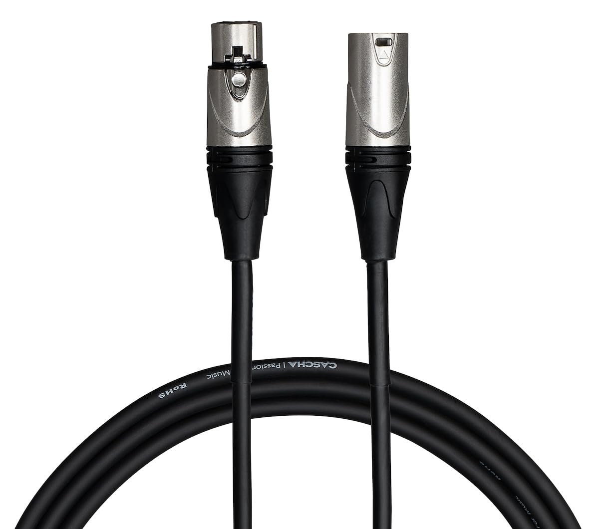 CASCHA Advanced Line Microphone Cable, Black, 15 m - Image 2