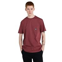 Element Top a Maglia Manica Corta Icon Label Pocket SS Uomo Viola