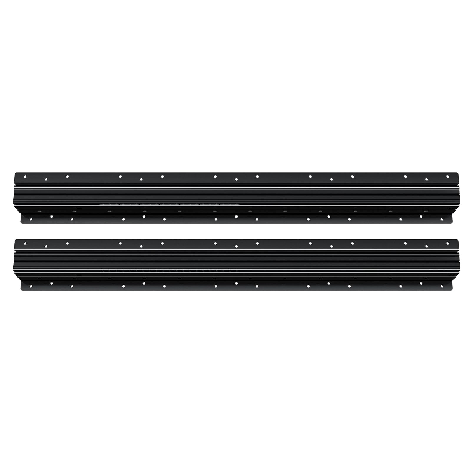 VEVOR Guide per Cassetti Sottotop, Guide per Mobili Sottoscala con Cuscinetti a Sfera a Estensione Completa, Capacità 117 kg, Guide Resistenti, per Sostituzione, Nero 800 mm, 1 Paio