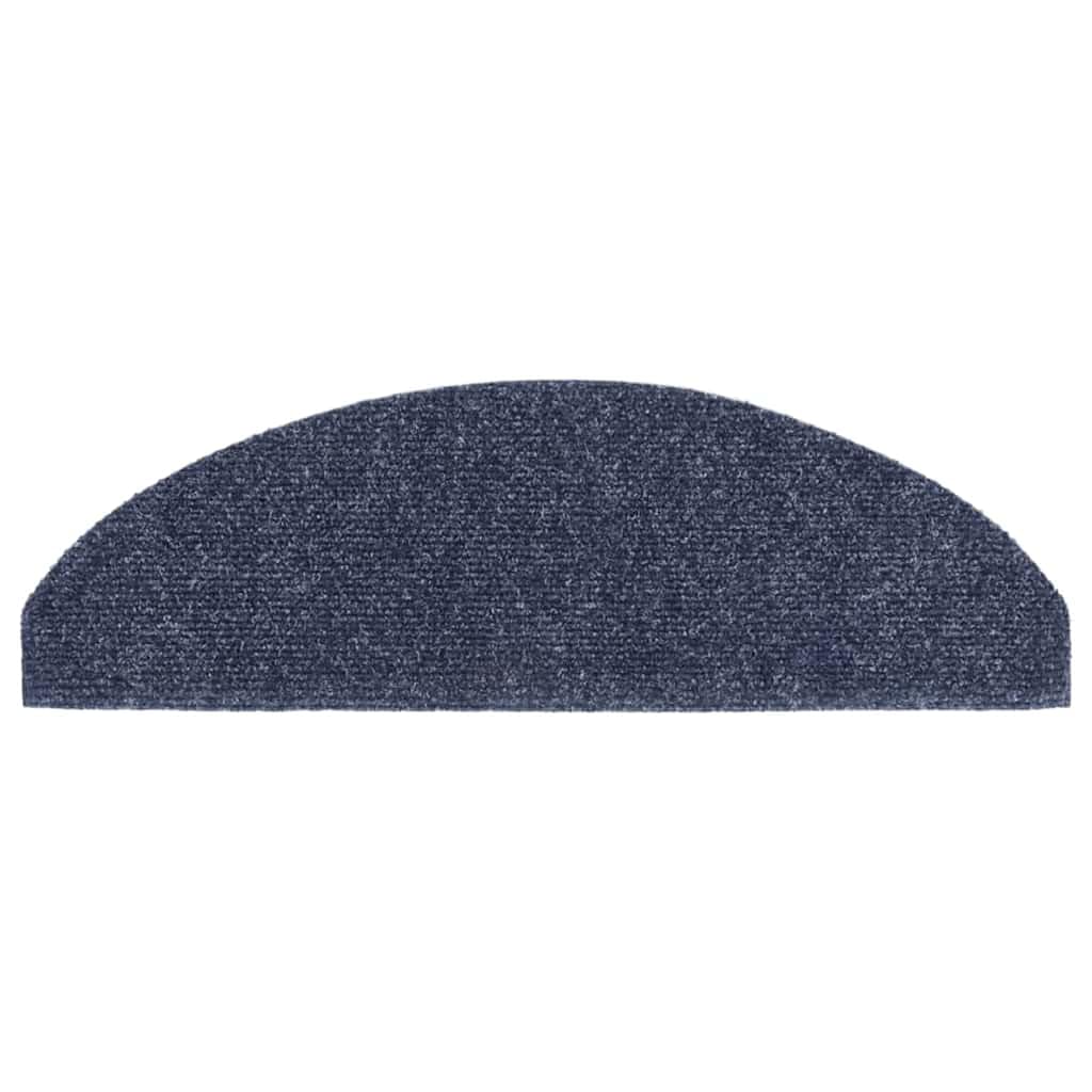 Samoprzylepne maty na schody, ochrona schodów, ochrona przed zadrapaniami, redukcja odgłosów kroków, 20 sztuk, niebieskie, 65 x 21 x 4 cm, nadają się do prania, bezpieczne