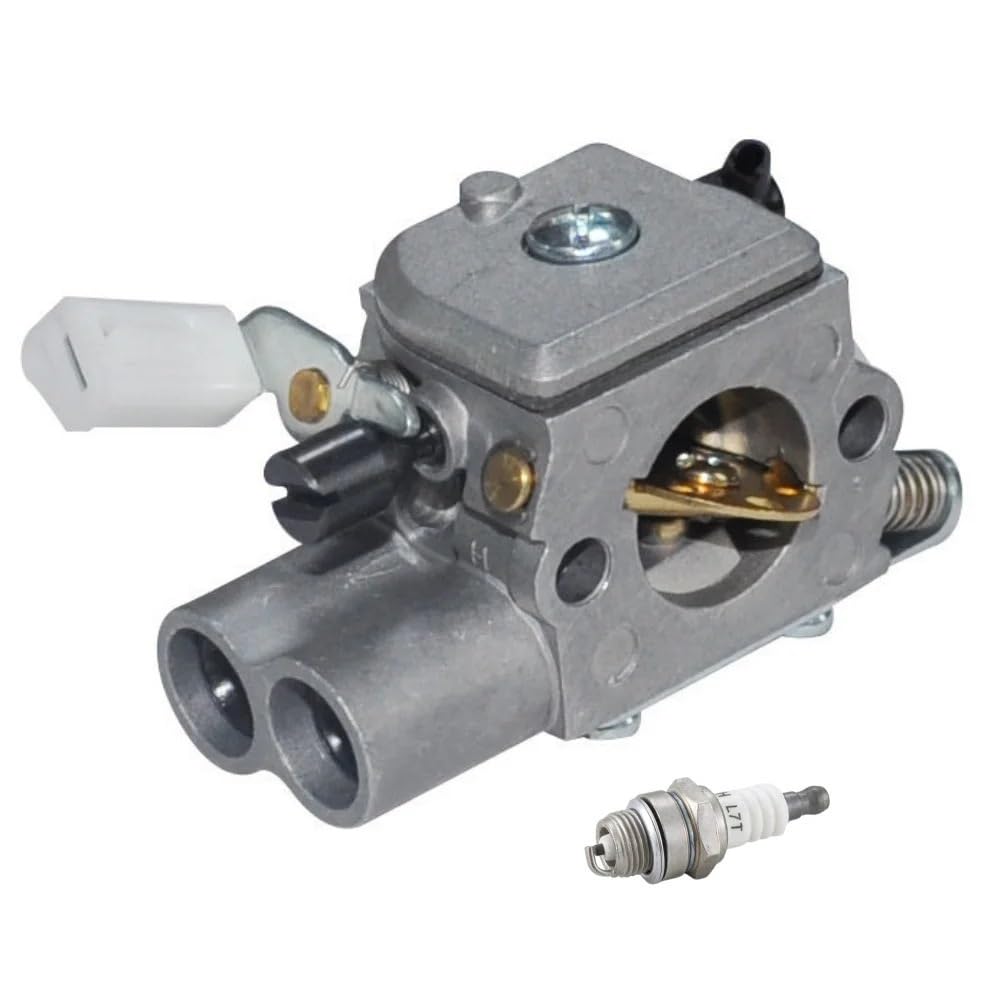 Carburateur MS251 à double conduit pour moteur de tronçonneuse 2-Mix