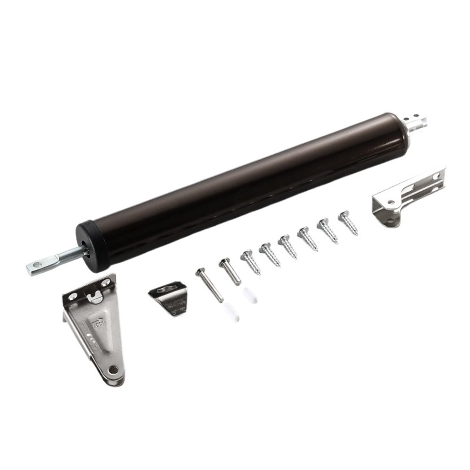 SWENEEN Automatic Door Closer Silent Pneumatic Hydraulic Buffer Adjustable Buffer Force Door Closing Device Household Simple Door Closer Easy For Home Commercial Use (Brown),Brown
