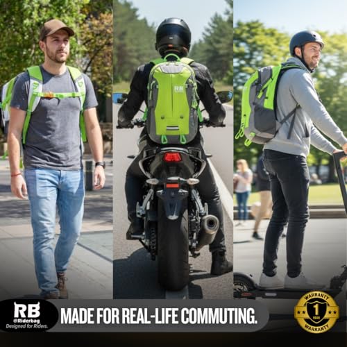 riderbag Reflective Commuter Backpack