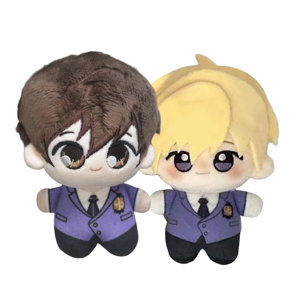 Zhongkaihua Fujioka Haruhi/Suo Tamaki Plush Anime Pendant Figure Soft Stuffed 10CM Bag Key Backpack Occasions Decorations Gifts
