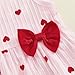 Kupretty Toddler Baby Girl Valentines Day Outfit Heart Sleeveless Ruffle Vest Tank Tops + Ruffled Shorts Set Summer Clothes (Pink Red, 2-3T)