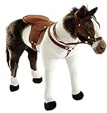 100 Kg Tragkraft Happy People 58932 - Rassepferd Pinto, mit Sound, stehend, Tragkraft ca. 100 kg (4-Fach Sound)