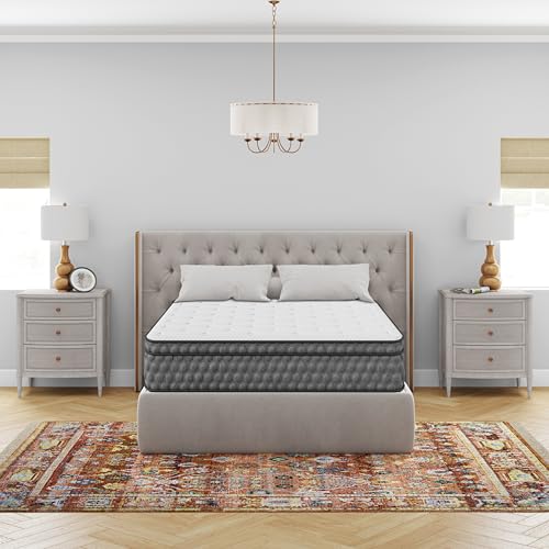 Diamond Mattress Soothe Gel Euro Top Pressure-Relieving Mattress, California King 11-inch, Greenguard Gold, CertiPUR-US Certified, Fiberglass-Free, Made in USA