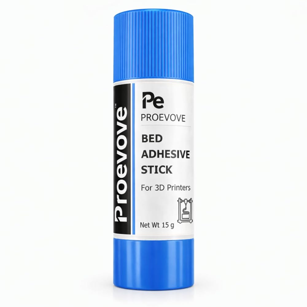 PROEVOVE 3D Printer Bed Adhesive Stick 15g | Glue for PLA, ABS, PETG, TPU | Strong Build Plate Adhesion | Reduces Warping | Washable & Non-Toxic | Compatible with Bambu Lab, Creality, Elegoo, Anycubic-image-42
