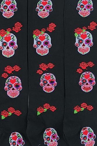 Image of ToBeInStyle Women's Colorful Patterned Design Knee High Socks