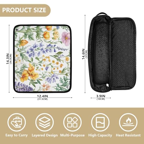 Bolsa de viaje para herramientas de cabello con tapete térmico miniatura 4