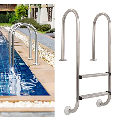 Escalera para piscina de acero inoxidable 304 antideslizante miniatura 1