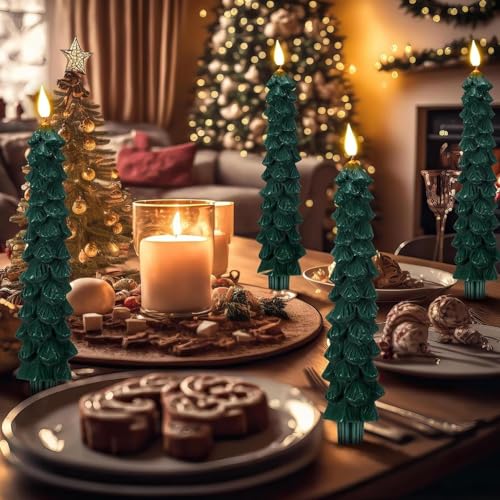 Velas sin llama para árbol de Navidad sin cables para comedor y salón 2