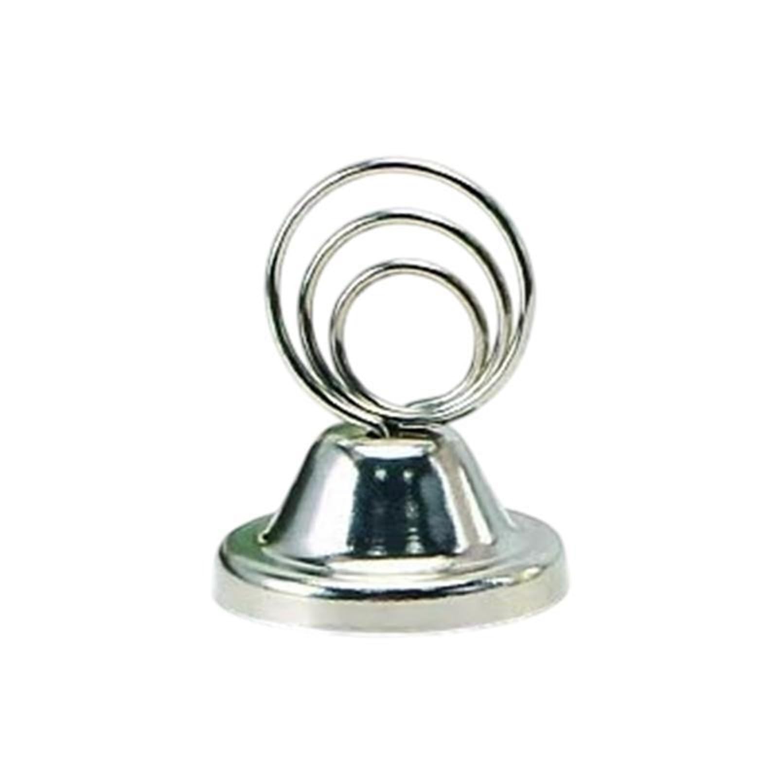 UBOHUZ 30PCS 5.5*5cm Table Number Holders Metal Electroplating Place Card for Memo Note, Wedding