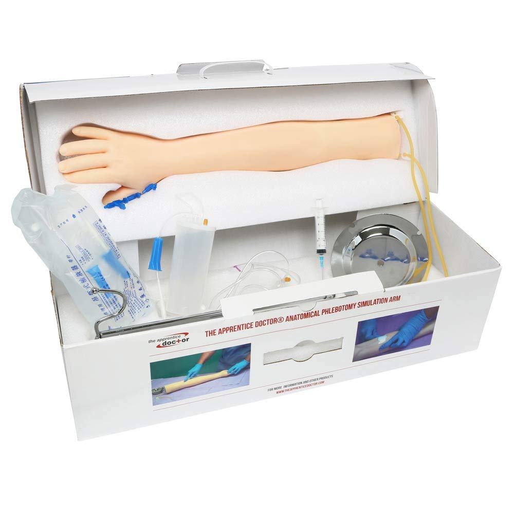 Phlebotomy & IV Practice Kit Phlebotomy Arm. Nursing School Phlebotomy Supplies for Practicing & Perfecting IV Insertion, Blood Draw, Injection, & Venipuncture Techniques. Nursing Student Supplies. : Musical Instruments