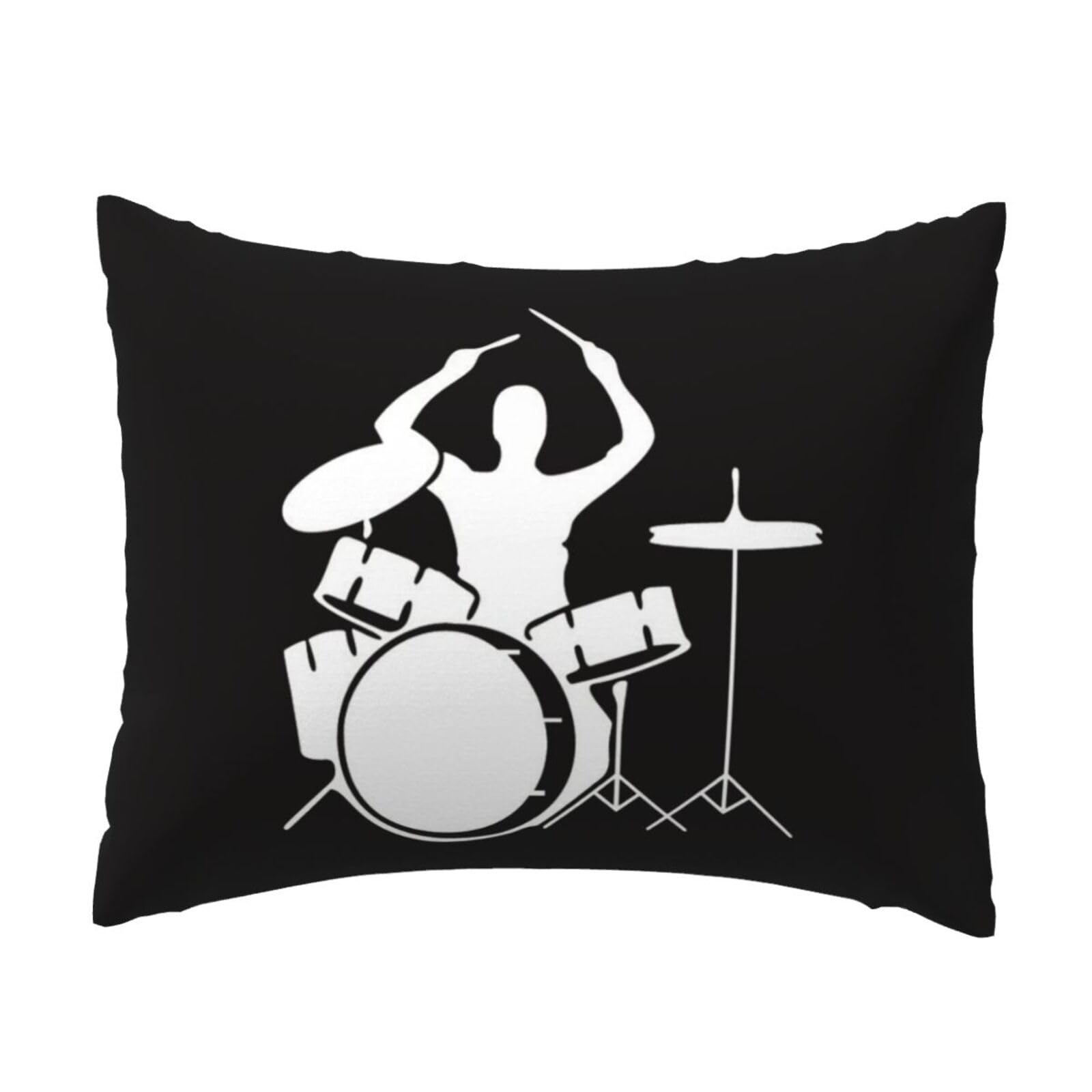 WSHFFILO Drummer printed Pillow Case 20x26in Decorative pillowcase Throw Pillow Cover