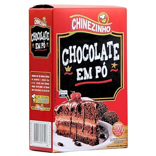 Chocolate em Pó, Chinezinho, 200 Gramas
