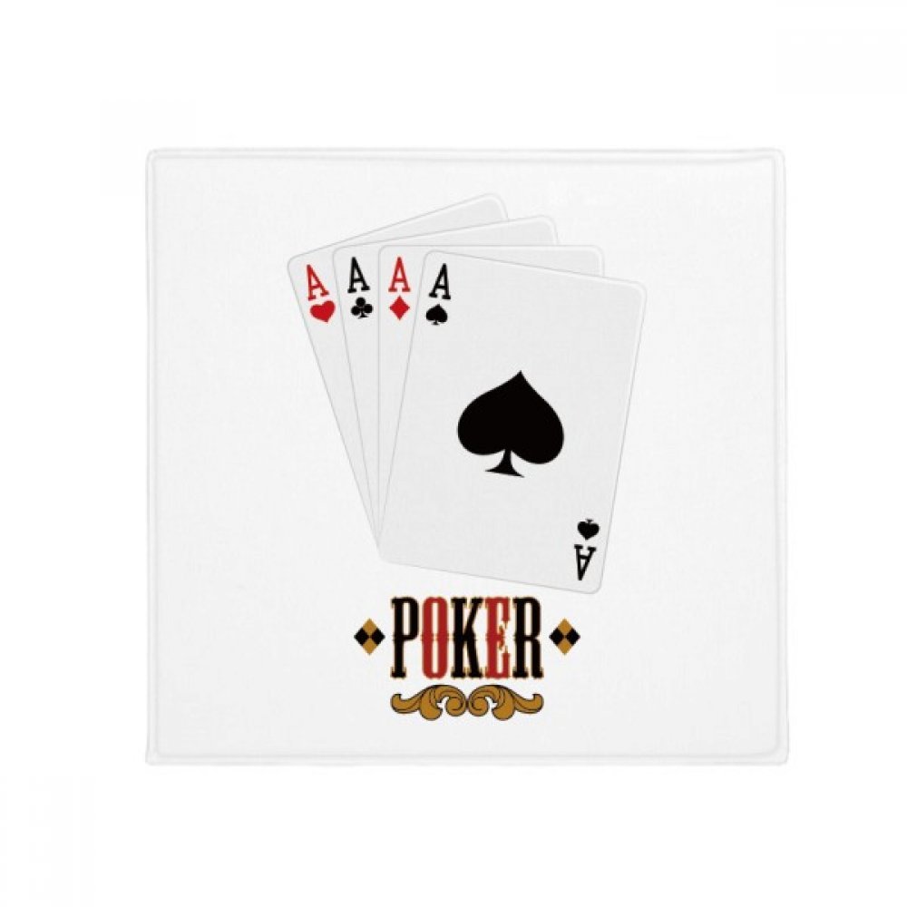 Tapis de bain motif poker multicolore pour une décoration originale