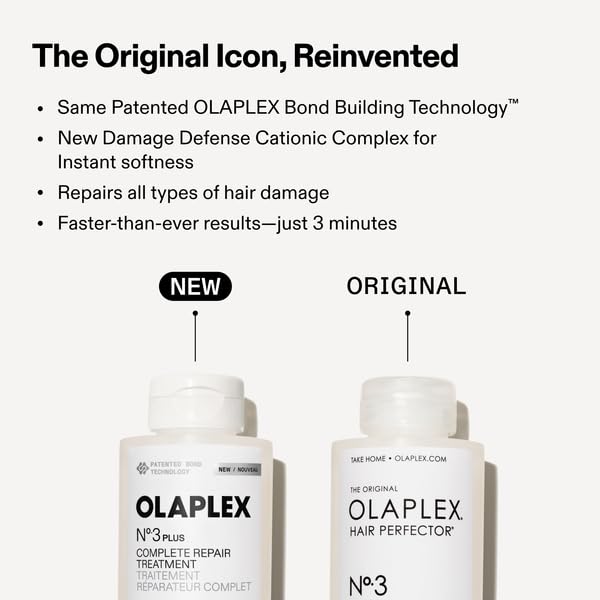 Image of Olaplex N.3PLUS Complete Repair Treatment: 3-minute Pre-shampoo Treatment to Immediately Repair Hair Damage for Softer, Stronger Hair | For Coily, Curly, Straight, and Wavy