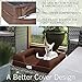 PetFusion Kleines Hundebett mit solidem 6,3 cm dickem Memory-Schaum