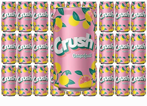 Crush Soda Grapefruit, 12 Fl Oz, 18 Cans #TOP21