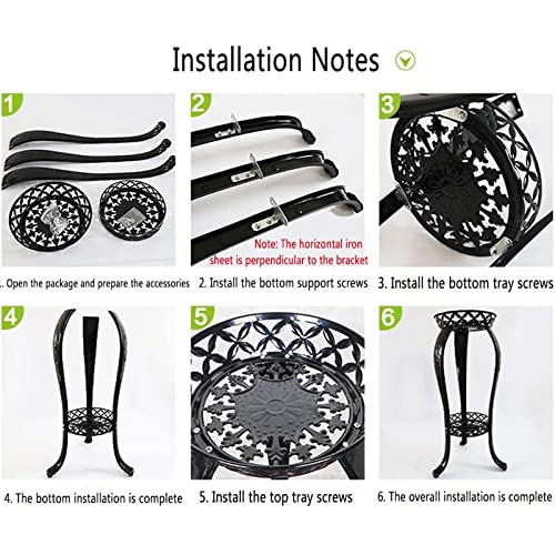 Support de pot de fleurs double couche pour éviter l'encombrement au sol - 5
