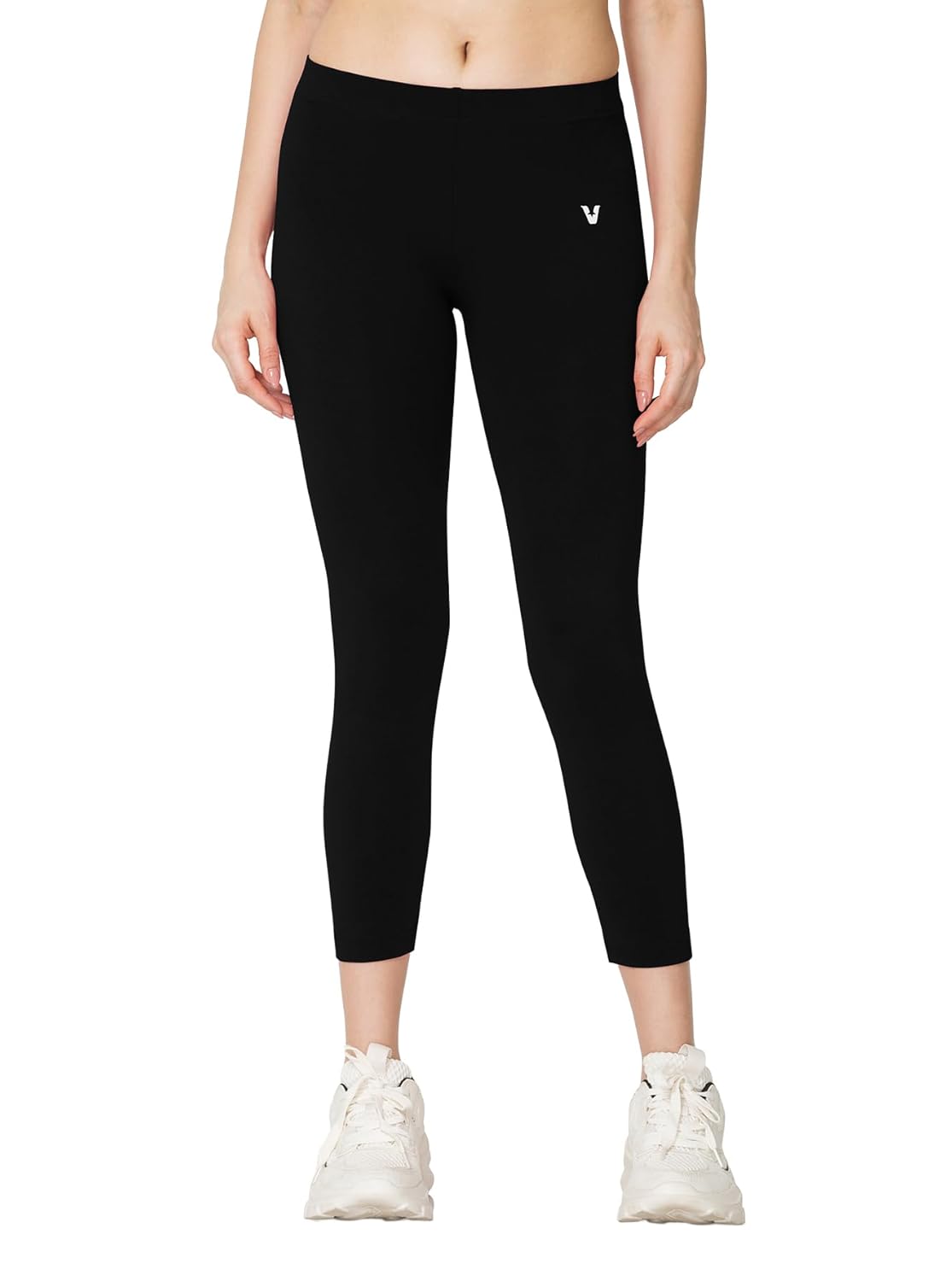 VSTAR FL03 Women’s Ankle Length Stretchable Slim Fit Leggings with Secure Side Pockets | Moisture absorbent Soft waistband and cotton-elastane fabric VSTAR FL03 Women’s Ankle Length Stretchable Slim Fit Leggings with Secure Side Pockets | Moisture absorbent Soft waistband and cotton-elastane fabric