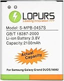 JINYANG Bater?a LOPURS Bater?a de Negocios de Alta Capacidad para Galaxy Grand Duos / i9082 (Capacidad Real: 2100mAh) JINYANG Bater?a LOPURS Bater?a de Negocios de Alta Capacidad para Galaxy Grand Duos / i9082 (Capacidad Real: 2100mAh)