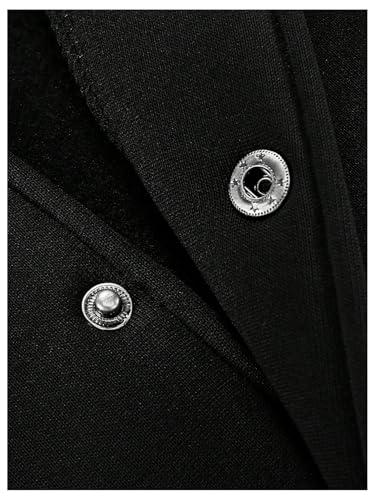 SOLY HUX Men's Graphic Varsity Jacket Color Block Letter Print Long Sleeve Oversized Baseball Jacket4