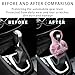 vvag Gear Shift Hoodie,Universal Shift Knob Hoodie, 4.7 Inch Car Shifter Stick Protector Decoration, Funny Hoodie Car Gear Shift Cover, Auto Interior Accessories Shifter Hoodie (Pink)