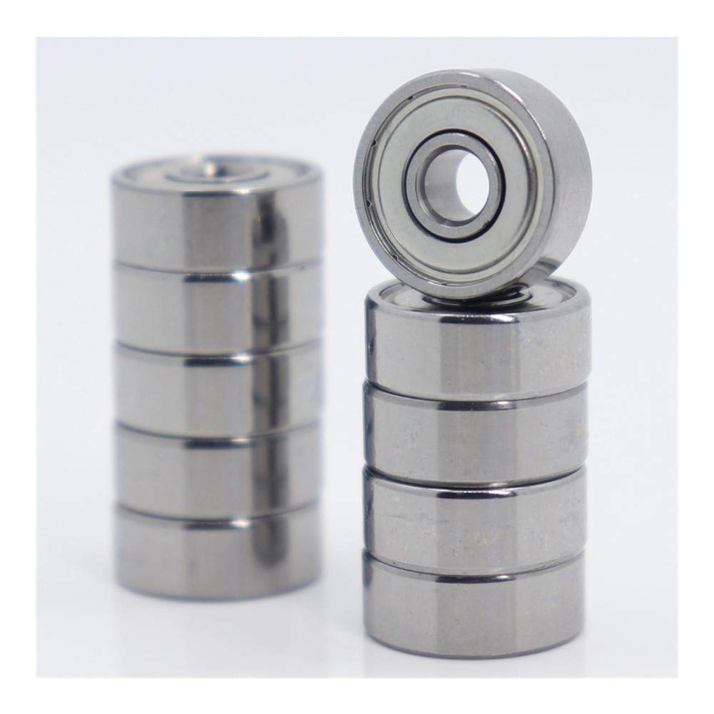 624ZZ ABEC-5 10 sztuk 4x13x5mm Miniaturowe łożyska kulkowe Głębokie rowki do cięcia drutu maszynowego 624-2Z Łożysko 624 ZZ