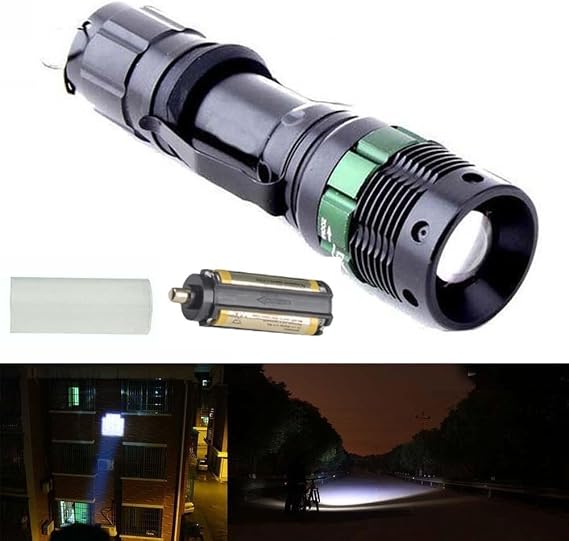 Valkyrie Cree Q5 Uzun Menzil El Feneri - Zoom - AAA Destekli