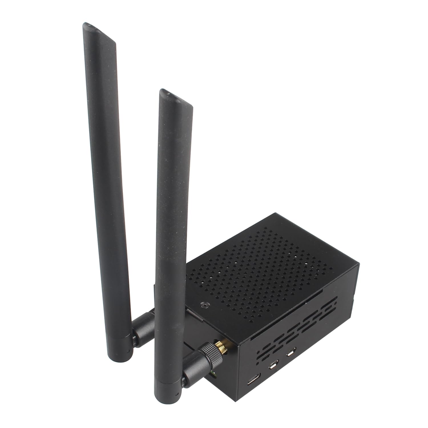 ZDE ZP590A PCIe to WiFi7 6 6E 5 HAT Expansion Board WiFi 7 Adapter with Aluminum Case ZC501 PCIe Peripheral Board for Raspberry Pi 5 2GB 4GB 8GB 16GB