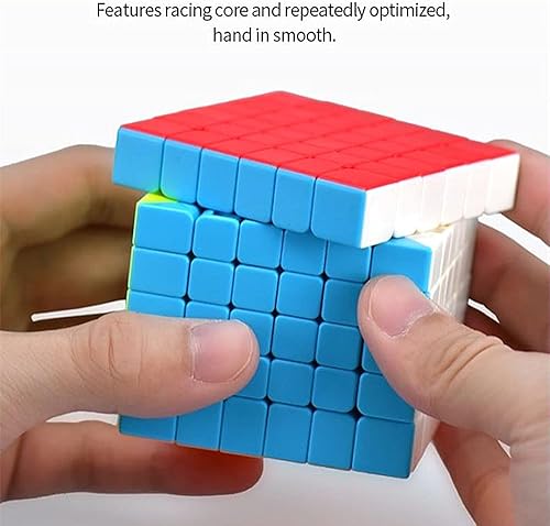 Miniatura 9 de LiangCuber QY Toys Cubo de velocidad 7 x 7 sin calcomanías Qixing S 7x7x7 Color Magic Cube Puzzle Toy