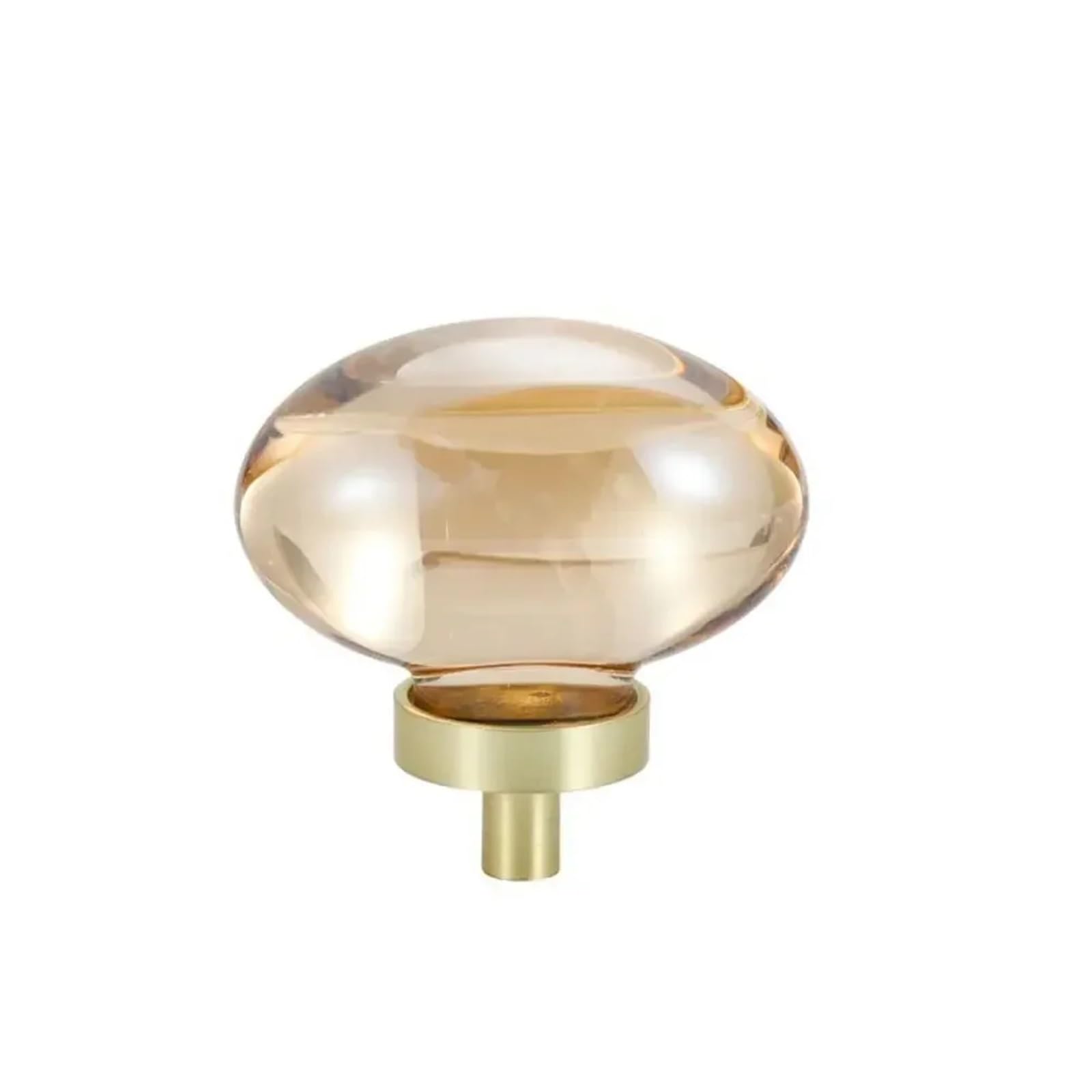 bogniga Handle Knob 4Pcs Diamond Crystal Cabinet Pulls Cupboard Drawer Knob Kitchen Door Wardrobe Handles Dresser Furniture Handle Hardware(Bronze)