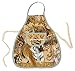 Werkenschürze abwaschbare Latzschürze Schürze Wachstuch Tiger Kinderschürze, Größe:S