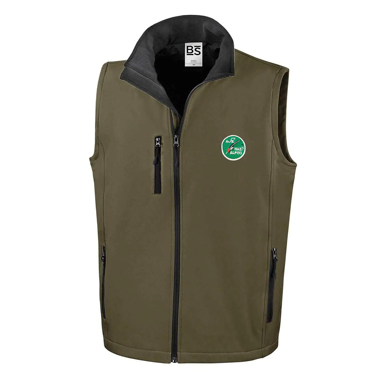 Gilet Softshell Ufficiale Alpini ANA Ricamato – Gilet Tecnico Senza Maniche Uomo – Abbigliamento Associazione Nazionale Alpini