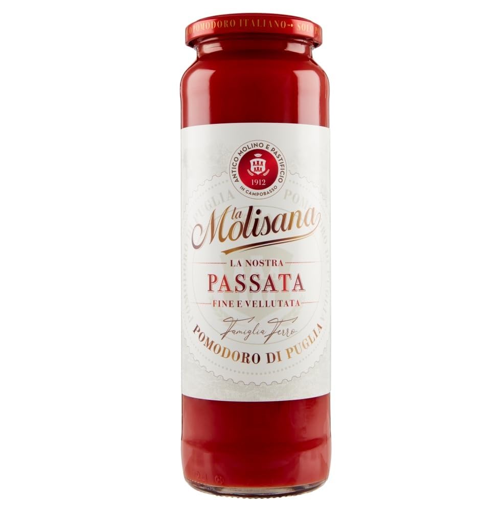 La Molisana Passata di Pomodoro Classica 100% Italienisch 12x 690g + Italian Gourmet Polpa 400g