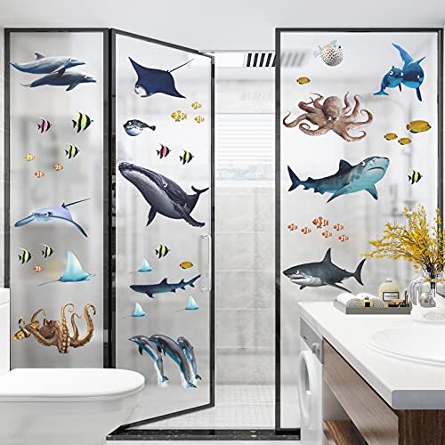 Vinilos decorativos luminosos removibles animales oceánicos miniatura 7
