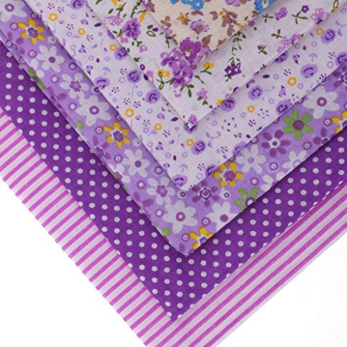 gazechimp 6pcs Floral Impresso 100% Tecido De Algodão Para A Mão Fazendo Patchwork Artesanato Diy