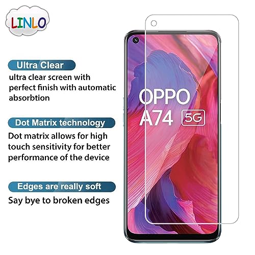 Image of Tempered Glass Screen Guard Compatible for Oppo A74 5G /F19 /A96 /F19 Pro /F19 Pro+ /F19s /F21 Pro 4G /F21s Pro 4G /F21s Pro 5G /Reno 8 5G /7 5G /6 5G with with Full Screen Coverage;(Transparent),Pack of 1