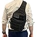 BH Tactical Sling Backpack | Military Army Rover Shoulder Bag Pack | Molle Assault Range Bag | Everyday Small Conceal Carry w/ USA Flag | Gear for Outdoor Sports, Hiking, Camping, Trekking | EMS CCW