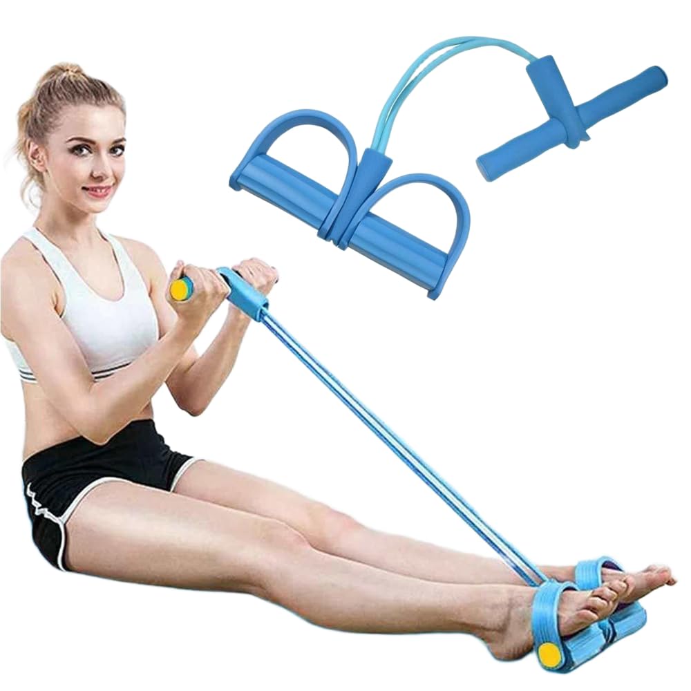 Dinetic Foot Rally Pull Rope Ab Exerciser (Multicolor) Ab Exerciser (Black)-image-4