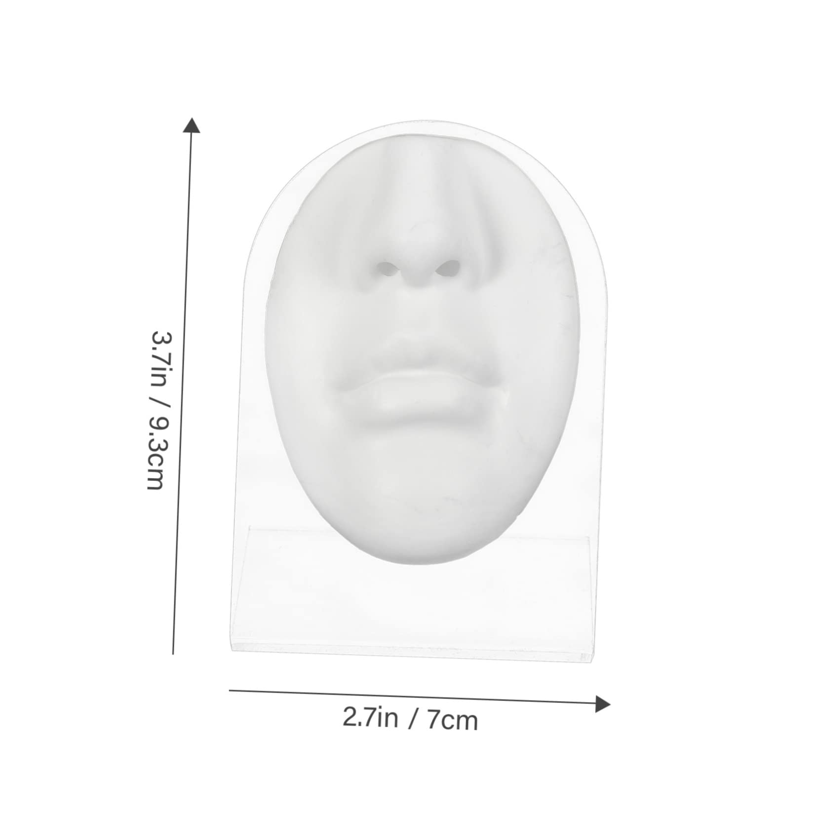 4 Set Di Espositori Per Anelli Naso, Del Corpo In Silicone, Per Viso In Silicone, Finto Piercing Alla Bocca, Pratica Per Piercing Naso, Del Corpo In Silicone, Per Viso