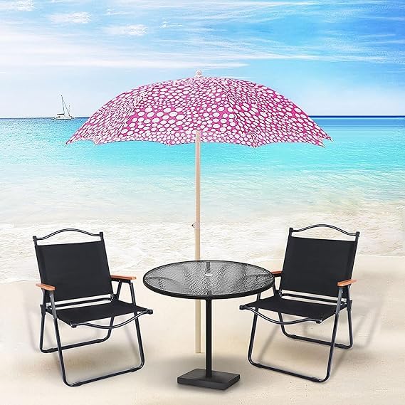 REDITEX Alloy Steel Portable Foldable Chair Outdoor Furniture Compact Chair Aluminum with Armrests for Travel Camping/Fishing Picnic/Ultralight Low Beach Concert Camping Folding Chair, Medium 1