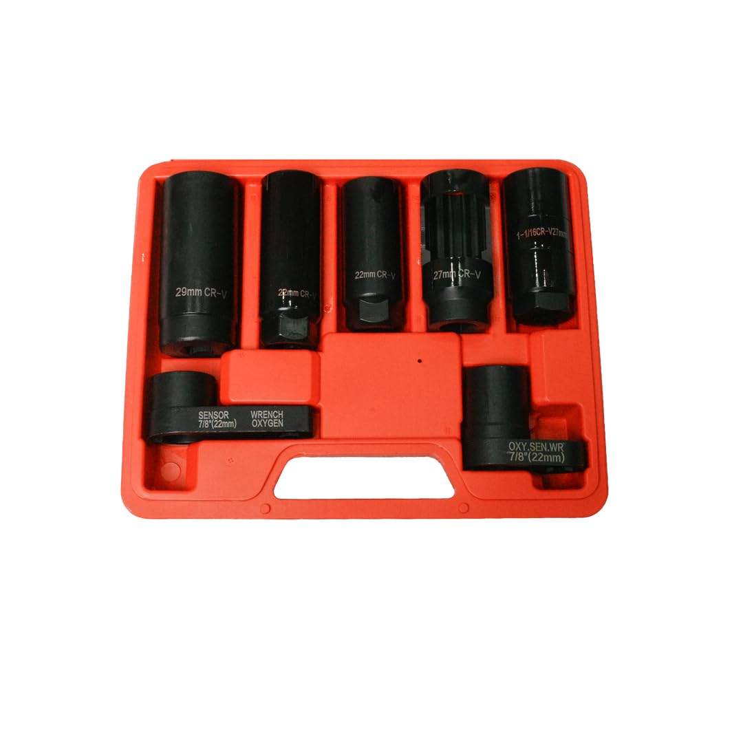 Keaa 7pcs O2 Oxygen Sensor & Oil Pressure Sending Unit Master Sensor Socket Set 2