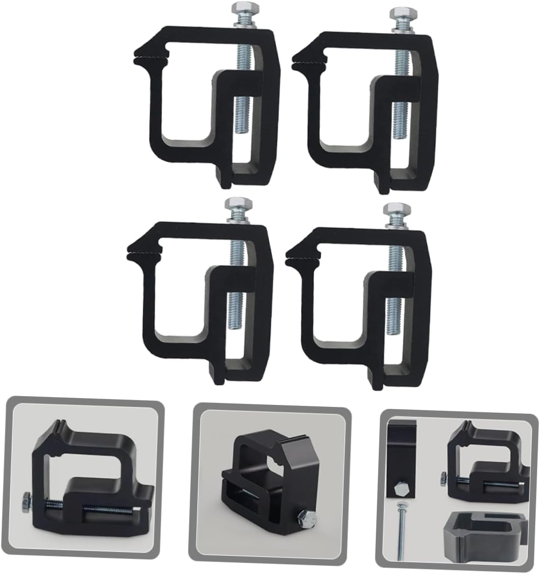 4pcs Truck Accessory Supply Mounting Clamps for Truck Cap Topper Easy Install