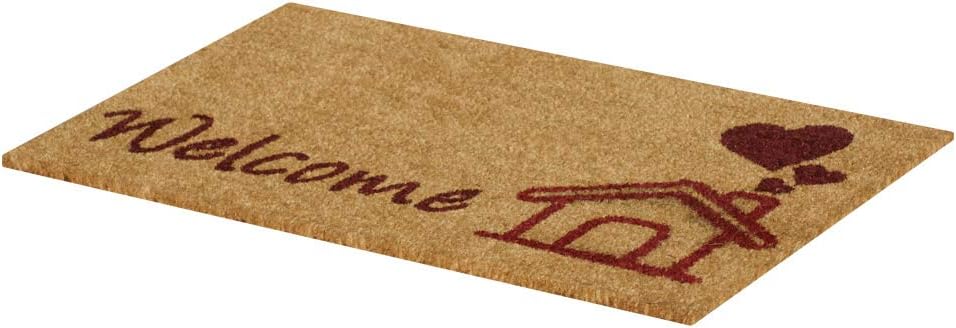 Rubber-Cal "This Home is Bursting with Love – Vibrant Welcome Door Mats 15mm X 18" X 30"