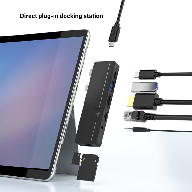 Docking station universale USB C per lettore di schede Pro9/8/X 4K USB3.0