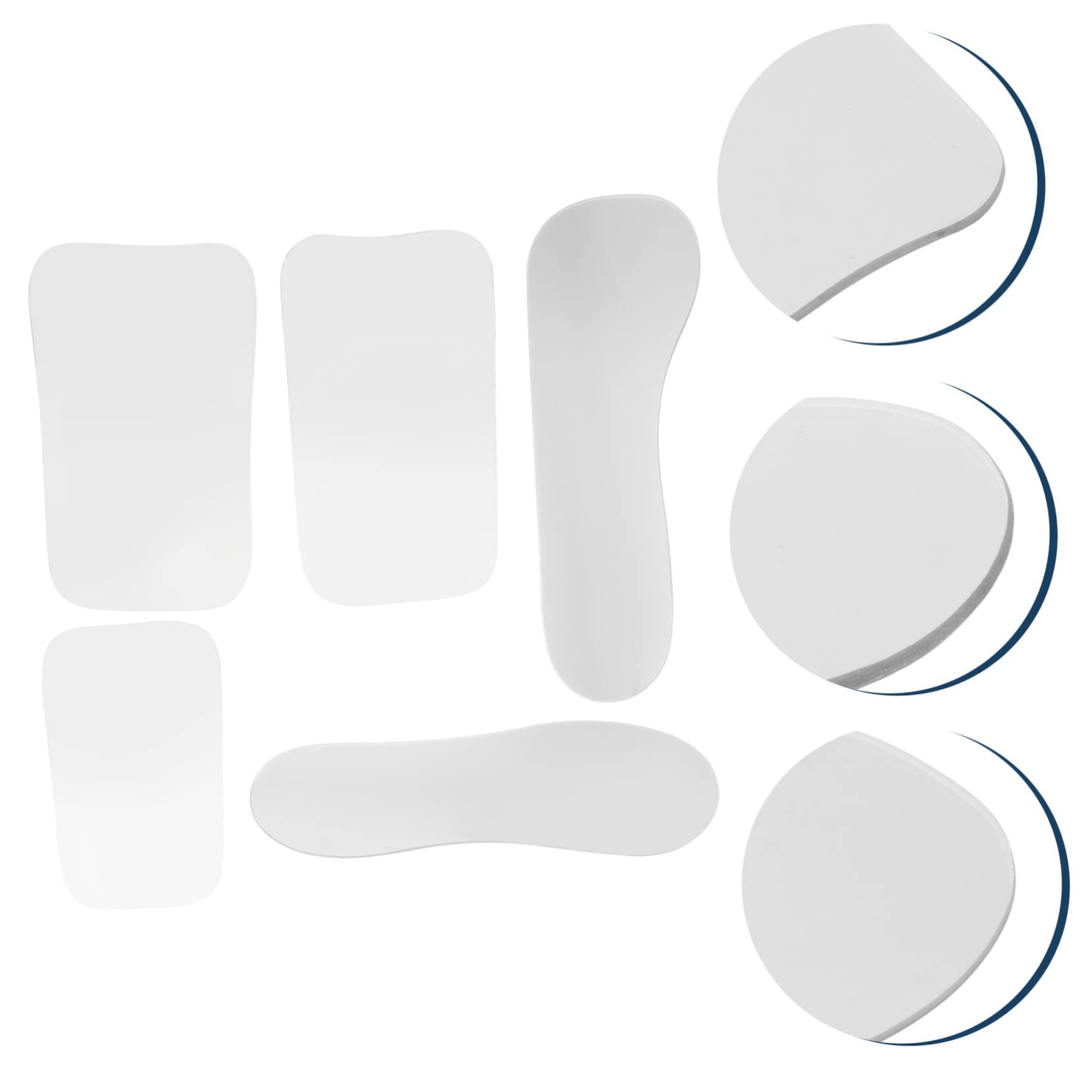 Amosfun 2 Set Specchietto Per Osservazione Bocca Specchio Orale Doppia Faccia Con Bordi Riutilizzabile E Facile Da Strumento Professionale Per Controllo E Fotografia 5 Pezzi * 2